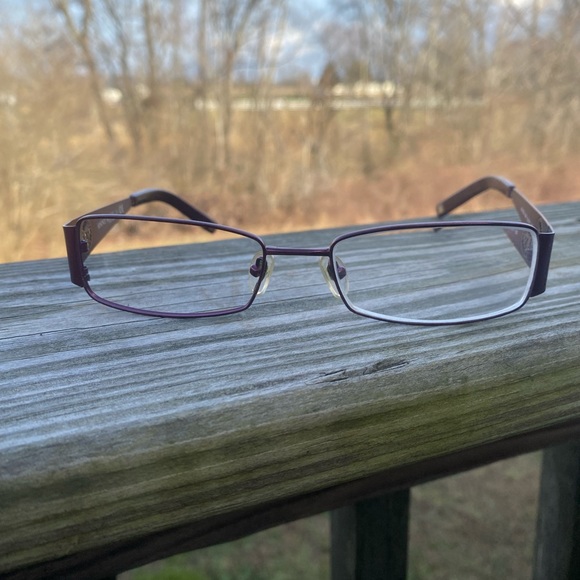 Anne Klein Glasses Frames reddish purple gradient AK9103 - Picture 6 of 12